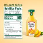 Simply Mango Juice, 52 oz Bottle