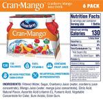 Ocean Spray Cran-Mango Juice, 10 oz Bottles, 6-Pack