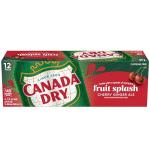 Canada Dry Cherry Ginger Ale 12oz, 12-Pack