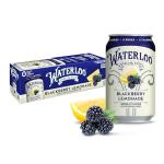 Waterloo Blackberry Lemonade Sparkling Water, 12 Cans