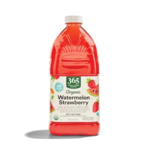 Whole Foods Organic Watermelon Strawberry Juice 64 Oz