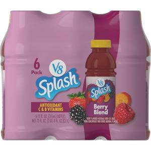 V8 Splash Berry Blend Drink, 6-Pack