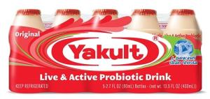 Yakult Original Probiotic Drink, 2.7 fl oz, 5-Pack
