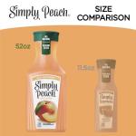 Simply Peach Juice, 52 Fl Oz Bottle