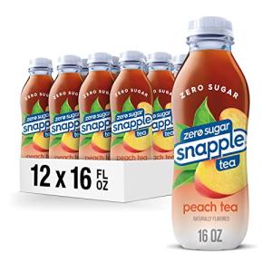 Snapple Zero Sugar Peach Tea, 12 Pack