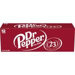 Dr Pepper Soda 12-Pack of 12 oz Cans