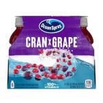 Ocean Spray Cran-Grape Juice, 10 Fl Oz, 6 Pack