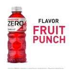 Powerade Zero Fruit Punch, 20 oz, 8 Pack