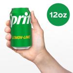 Sprite Lemon Lime Soda, 12 oz Cans, 12 Pack