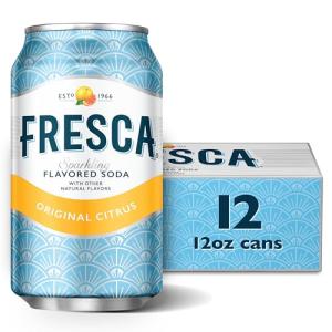 Fresca Citrus Soda, 12 Ounce Cans, 12-Pack