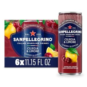 Sanpellegrino Cherry Lemon Sparkling Drink, 6 Pack
