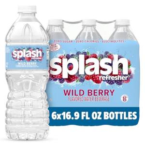 SPLASH REFRESHER Wild Berry Flavored Water - 6-Pack
