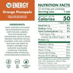 V8 Energy Orange Pineapple Drink, 12 Cans