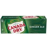 Canada Dry Ginger Ale, 12 Pack Cans