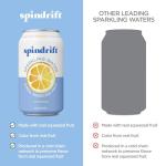 Spindrift Lemon Sparkling Water, 12 oz, 8-Pack