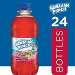 Hawaiian Punch Fruit Juicy Red Juice, 24 Bottles