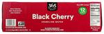 Black Cherry Sparkling Water 12-Pack by 365