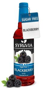 Sugar-Free Blackberry Syrup for Drinks and Desserts