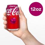 Cherry Coke Soda, 12 oz Cans (12-Pack)