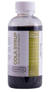 Humco Cola Syrup - 4 oz Beverage Flavoring