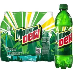 Mountain Dew Citrus Soda, 12 Pack Bottles