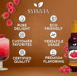 Syruvia Raspberry Syrup 25.4 fl oz