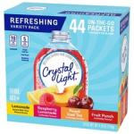 Crystal Light On-the-Go Variety Pack, 44 Count