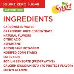 Squirt Zero Sugar Grapefruit Soda, 12 Cans