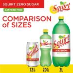 Squirt Zero Sugar Grapefruit Soda, 12 Cans