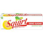 Squirt Zero Sugar Grapefruit Soda, 12 Cans