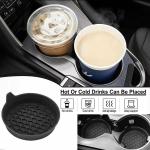 Silicone Car Cup Holder Coasters – Anti-Slip Set