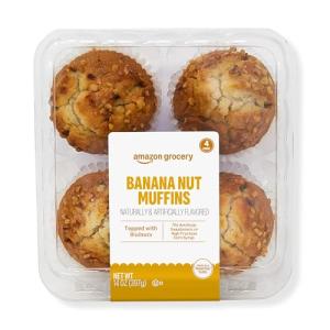 Frozen Banana Nut Muffins, 4 Count Pack