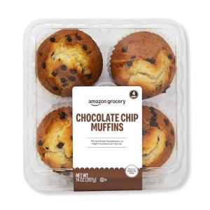 Frozen Chocolate Chip Muffins, 14 Oz, 4 Pack