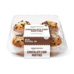 Frozen Chocolate Chip Muffins, 14 Oz, 4 Pack