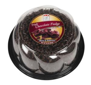 Frozen Triple Chocolate Fudge Ring Cake, 20 oz