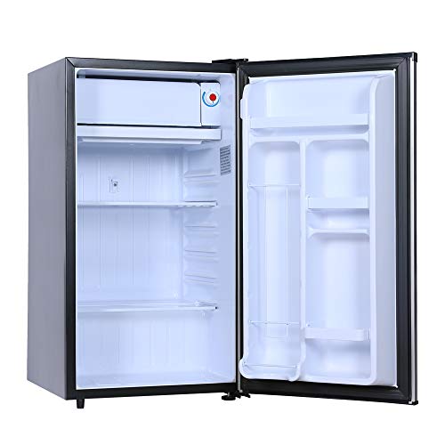 RCA RFR322 Mini Fridge, Freezer, Adjustable Thermostat, Reversible Door