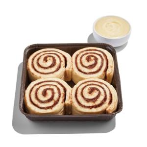 Cinnamon Roll Dough with Icing – 4 Count
