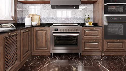 KoolMore 36 Inch Electric Range Oven, Stainless Steel