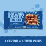 Blueberry Fig Bars by Nature's Bakery, 6 Pack
