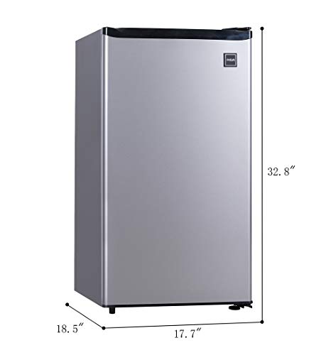 RCA RFR322 Mini Fridge, Freezer, Adjustable Thermostat, Reversible Door