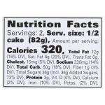 Yellow Cake Slice with Chocolate Icing, Frozen