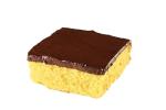 Yellow Cake Slice with Chocolate Icing, Frozen
