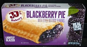 JJ's Bakery Blackberry Lightly Glazed Snack Pies