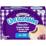 Smucker's Uncrustables Peanut Butter & Grape Sandwiches