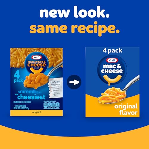 Kraft Macaroni & Cheese Dinner (4 Packs, 7.25 oz)