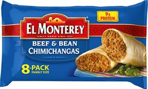 El Monterey Beef & Bean Chimichangas 32 Oz