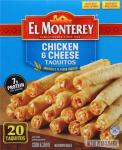 El Monterey Chicken and Cheese Taquitos, 20 Oz