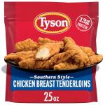 Tyson Frozen Southern Chicken Breast Tenderloins, 25 Oz
