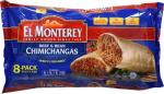 El Monterey Beef & Bean Chimichangas 32 Oz