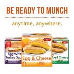 Egg and Cheese Flatbread Sandwiches - 6 Pack